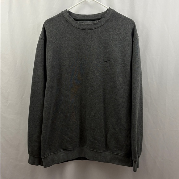 Vintage Nike Swoosh Crewneck Sweatshirt Mens Size XL Gray - Picture 2 of 8
